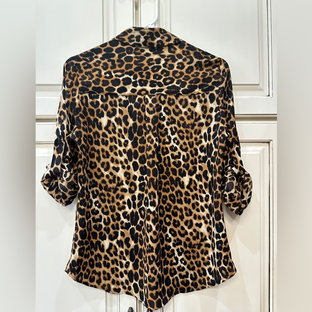 Leopard Print Women's Top - Picture 4 of 5